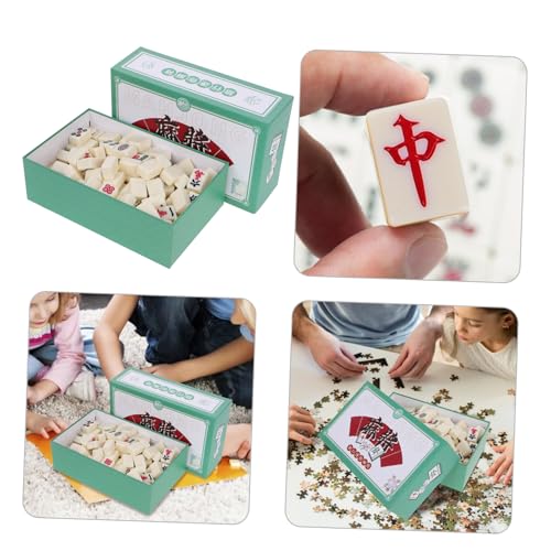 Jeu Traditionnel Chinois Mini Mahjong pour petits espaces