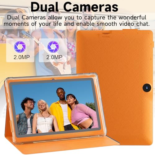 Image of 7 Inch Android 15.0 Tab PC RAM 8GB (3+5 Expansion) ROM 32GB IPS 1024x600 BT 5.0 WiFi6 2.4G + 5G 2MP + 5MP Dual Cameras YouTube Netfilx