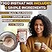 T2GO Instant Cardamom Chai Latte Mix Sweetened (8oz) | Premium Indian Powder with Dominant Elaichi Spice & Black Tea | Quick Hot or Iced Drink