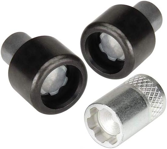 McGard 76057 Black (M6 x 1.0 Thread Size) 2-Door Lock Set for Jeep Wrangler, (Set of 2), 2 Locks / 1 Key