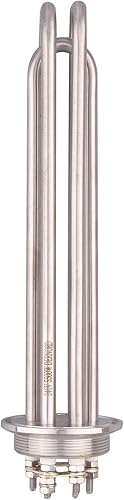 Miniatura 6 de DERNORD 2 pulgadas Tri-Clamp 240V Elemento de calentamiento de agua Inmersión Tipo U Calentador eléctrico de caldera de cerveza (240V 5500W)