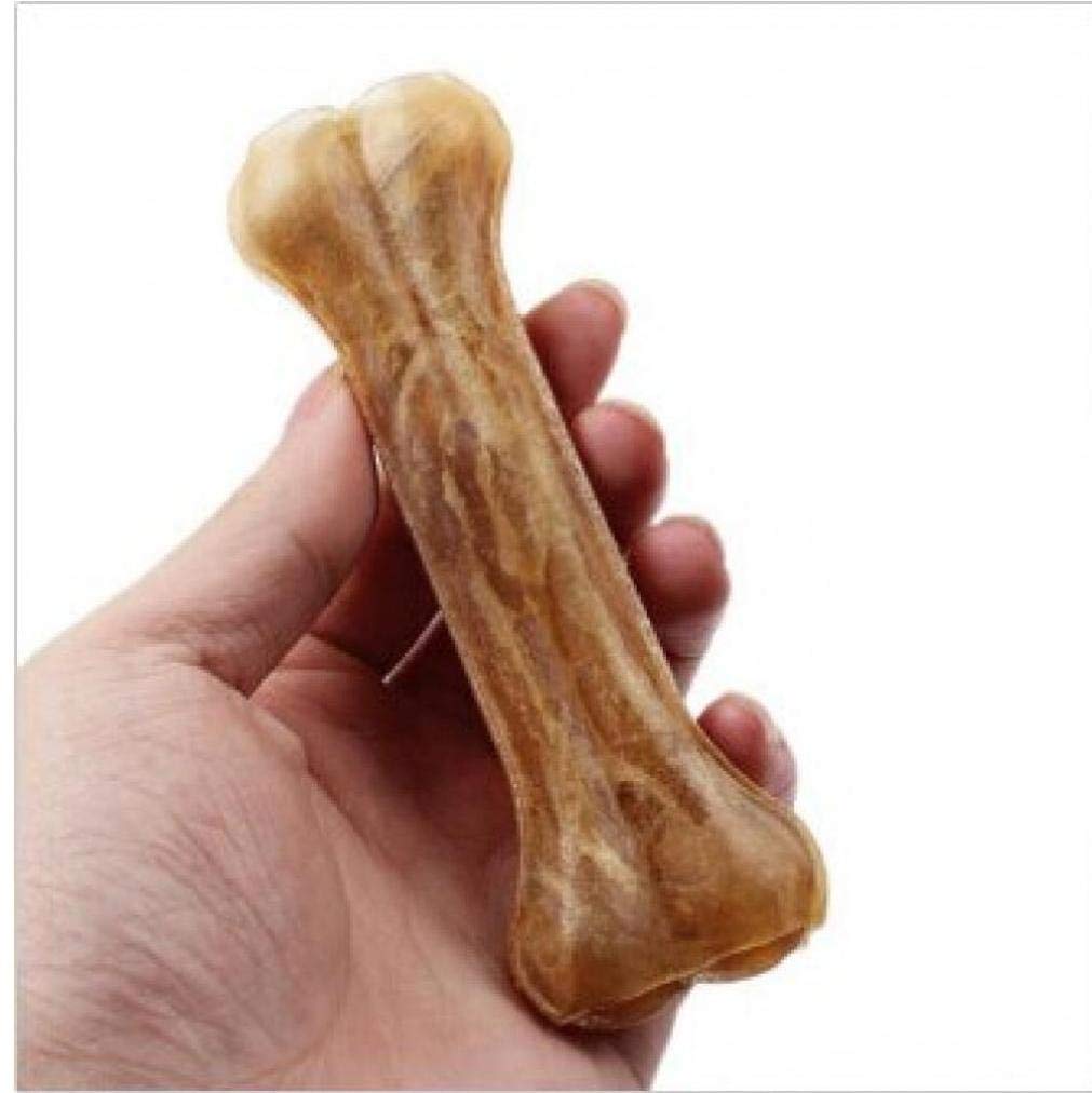 Casecover 10Pcs Crystal Leather Pressing Bone Chews Snack Food Treats Dogs Bones For Pet Puppy chew Supplies Dog Toys