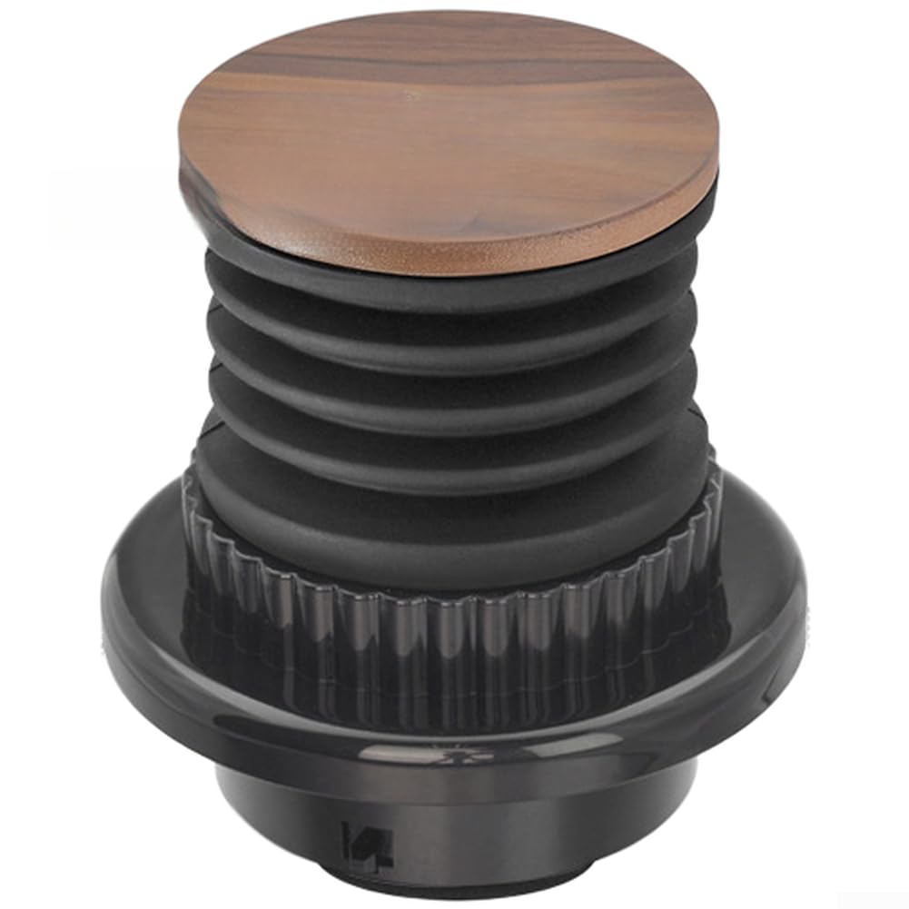 Herramienta de limpieza de molinillo de café, soplador de silicona para Breville BES870 BES880 - Doble función para limpiador de tolvas, cepillo elimina negro 78 mm (A)