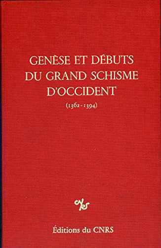 Genèse et débuts du grand schisme d'Occident