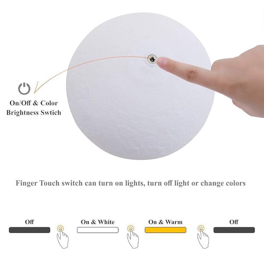 Amazon.co.jp: 掛かる月ランプ、シャンデリアの月明かりの光、3