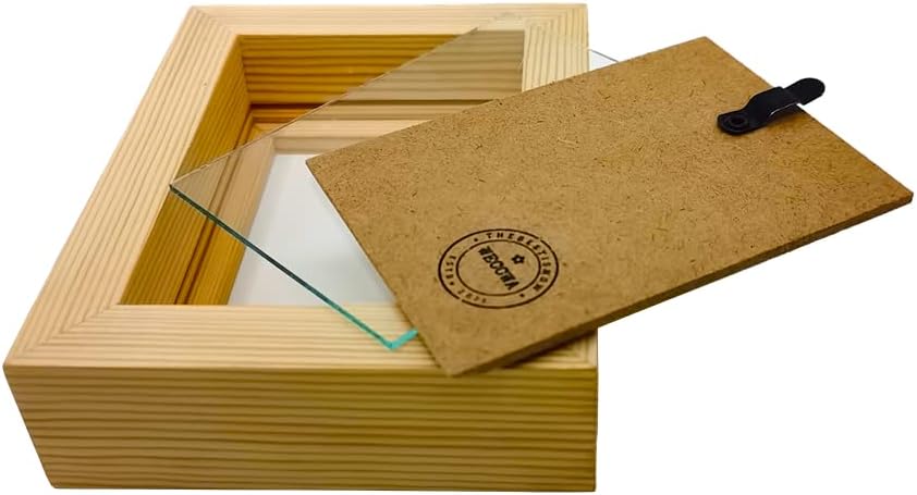 2.5x3.5 Picture Frames (2 Packs) - HD Glass, Solid Wood Edge, Perfect for Table Desk Top Standing - Image 7