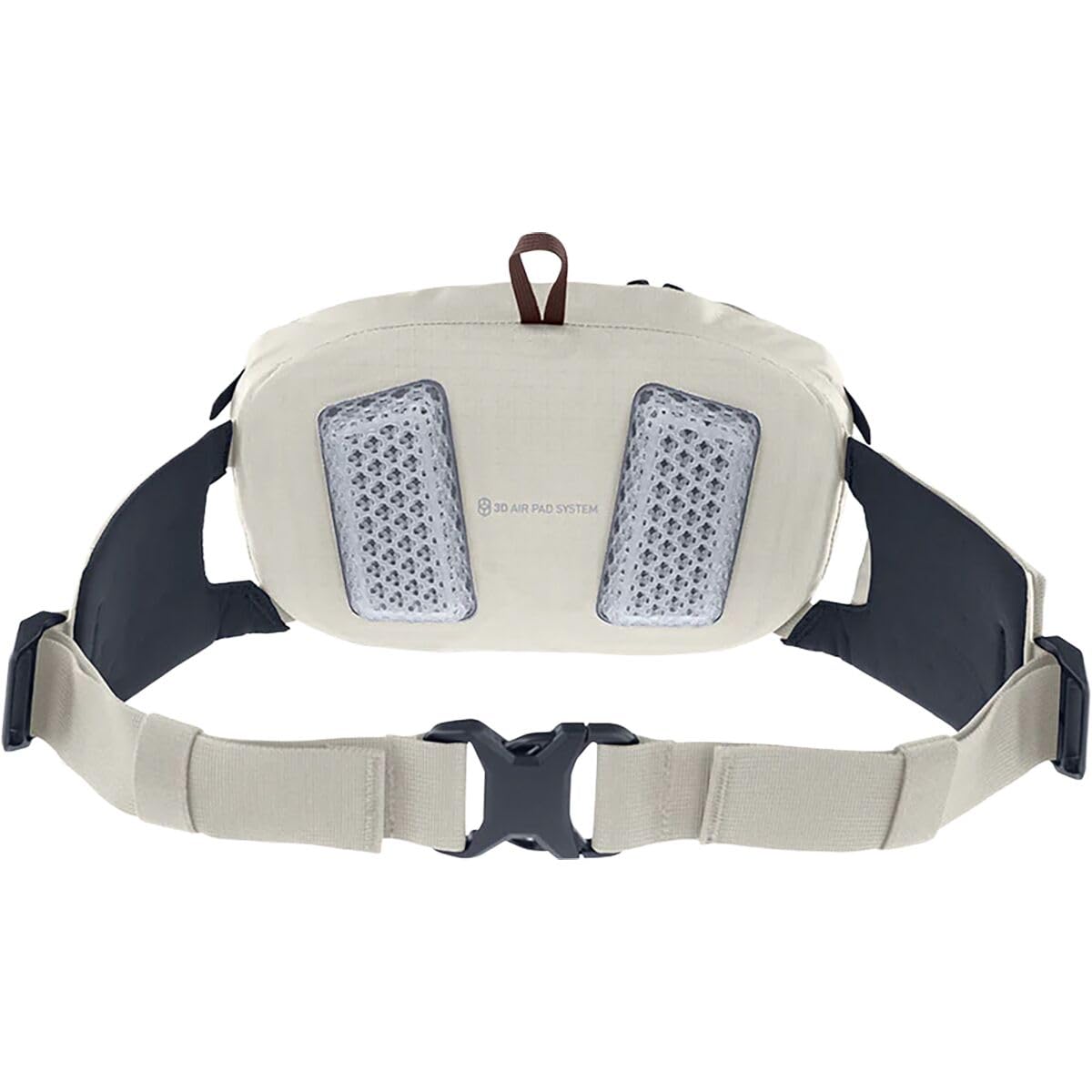 EVOC Hip Pouch 3D WP 2 Wasserdichte Lauf-Hüfttasche mit 3D-Luftpolster-System, versiegelte Nähte und wasserdichte Reißverschlüsse, atmungsaktiv, 360-Grad-Luftzirkulation, hellbraun (Sand), leicht