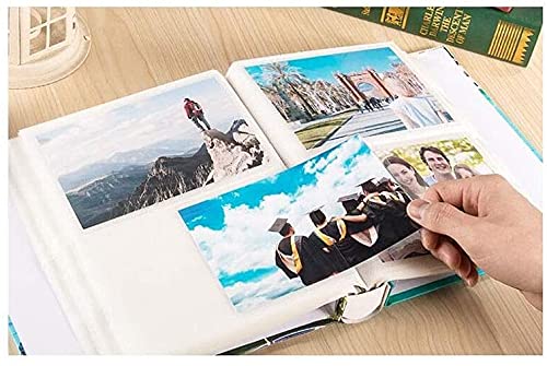 Álbum de Fotos, álbum de Fotos de 6 Pulgadas, álbum de graduación para Parejas y Estudiantes, clásico, con Vetas de Madera (Color: n.° 2)