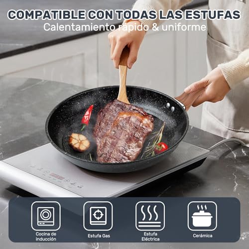 La mejor selección de Sartenes para saltear disponible en línea para comprar. 18 Sartenes para saltear marca YPZG (3)