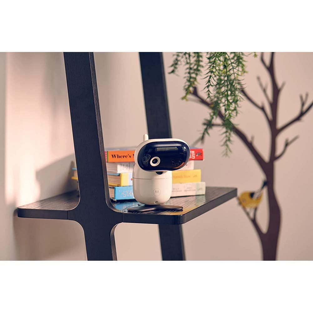 Motorola Nursery PIP1610 HD Wifi, Moniteur Vidéo Bébé - Unité Parentale 5" HD 720p - Appli Motorola Nursery 24hrs cloud inclu, Panoramique, Inclinaison et Zoom à Distance -Com. Bidirectionnelle