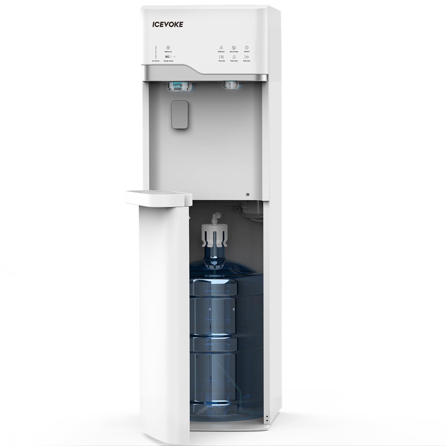 Amazon.com: ICEVOKE 4-in-1 Self-Cleaning Water Dispenser with Ice