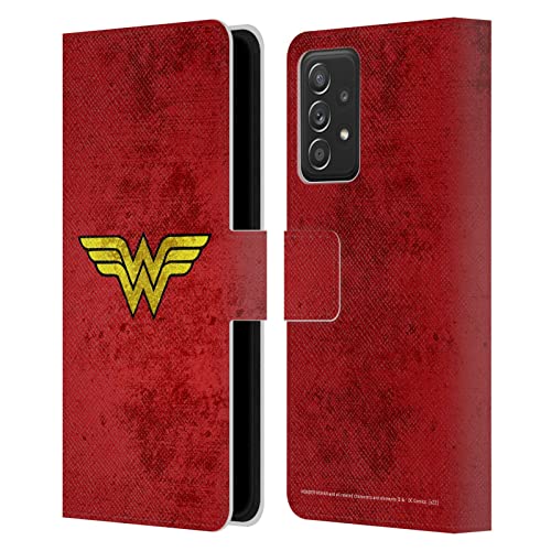 Étui Wonder Woman Galaxy A53 5G housse portefeuille en cuir Head Case Designs