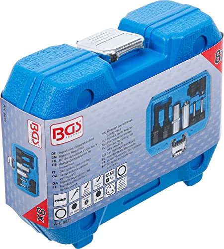 Inyectores common rail BGS 9639 kit extractor mecánico diésel 8 piezas 7