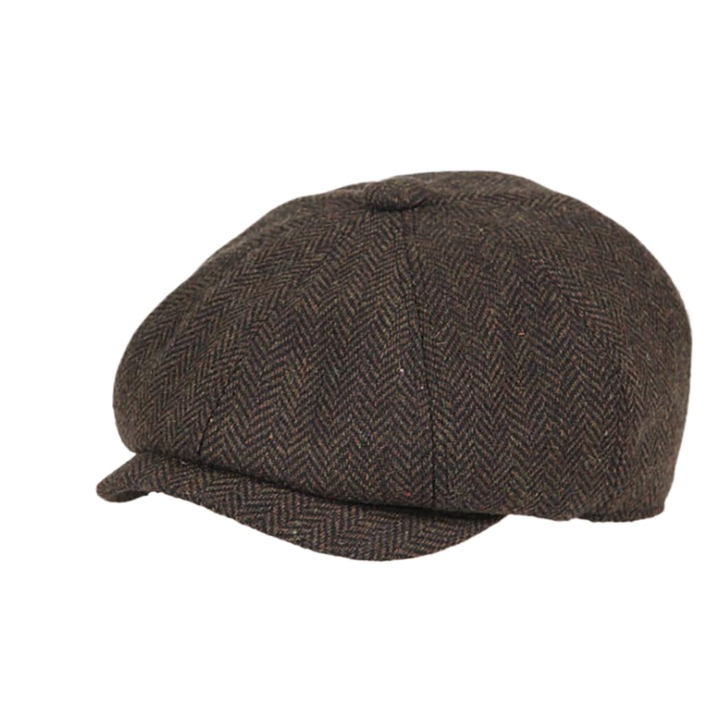 YAMEE Gorra de Beret Infantil de Mezcla de Lana,Boina Clásico y Retro para Niños,Gorra Plana Transpirable,Sombrero de Sol para Otoño y Primavera para Niños