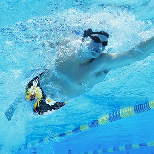 Swim jammer Multicolor con estampado floral de girasol para natación 5