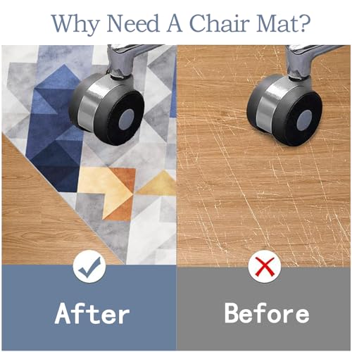 Tapis de chaise de bureau idéal espace télétravail protection grand format