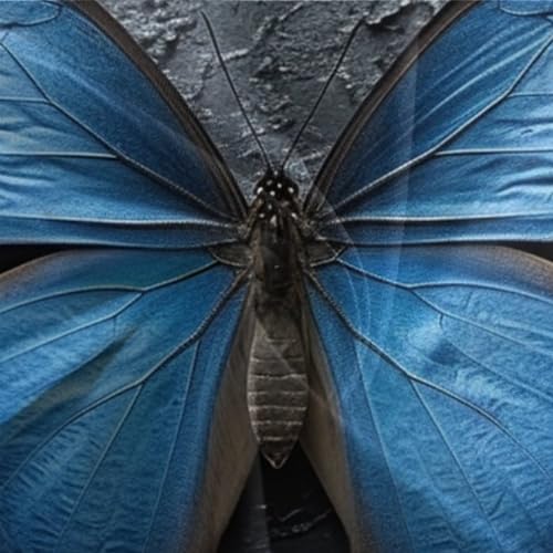 Parure de lit papillon 3D 135x200 cm en microfibre avec 2 taies