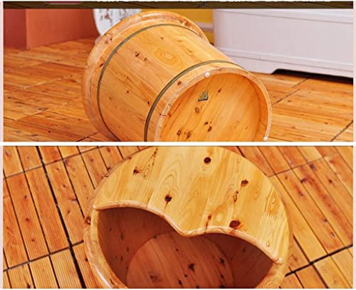 Bañera de pies de madera natural con masaje, color verde miniatura 3