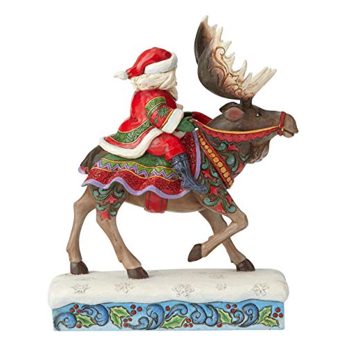 Jim Shore Heartwood Creek Babbo Natale a Cavallo