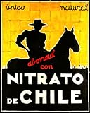 Poster cartel vintage retro nitrato de chile
