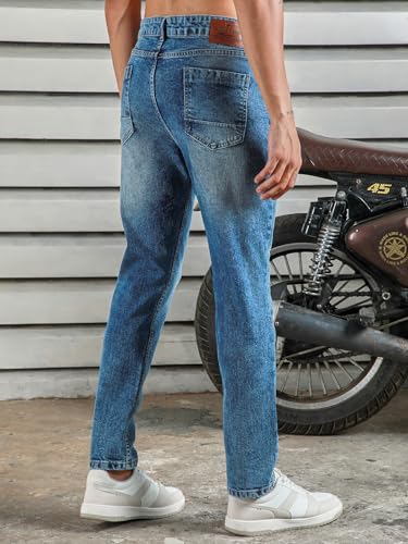 Image of HIGH STAR Men's Mid Rise Regular Jeans