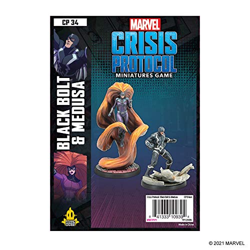 Marvel Crisis Protocol Black Bolt Medusa jeu figurines Atomic Mass Games extension - 5