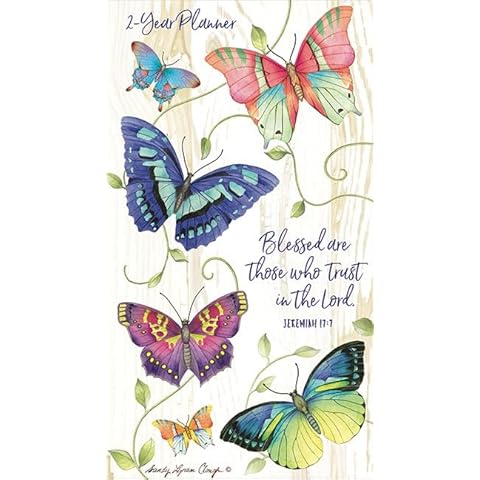 Faithfully Yours 2025-2026 Two-year Pocket Calendar for Planning, Scheduling, and Organizing (Blessed are Those Who Trust in the Lord) Cover