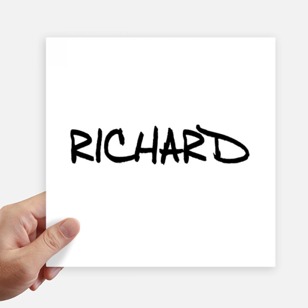 Sticker carré Richard 20 cm résistant pour masquer les rayures de carrosserie et de valise