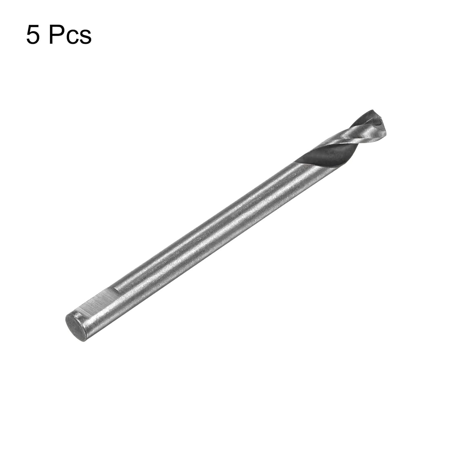 HARFINGTON 5pcs High-Speed Steel Drill Bits 6mmx80mm for Hole Saws Arbor Drill Bit Replacement Thick Metal Cutting