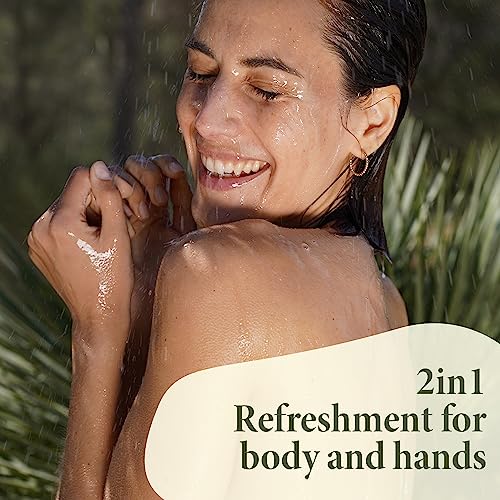 Moisturizing Liquid Hand & Body Wash Rosemary Ginger Refill Pack By Jean&Len, Silicone And Paraben Free With Natural Ingredients, Vegan, 50.7 Fl. Oz. #TOP4