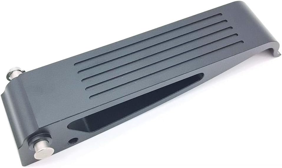 Replacement Step Rung & Pivot Pin Kit for Garelick EEZ-in Boarding, Swim & Dive Ladders – Black Anodized Aluminum Rung with 304 Stainless Steel Pivot Pin