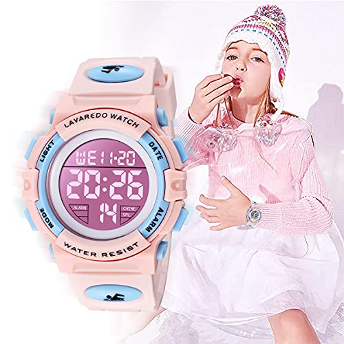 Image of Kids Watch,Boys Watch for 3-15 Year Old Boys,Digital Sport Outdoor Multifunctional Chronograph LED 50 M Waterproof Alarm Calendar Analog Watch for Children with Silicone Band,Kids Gift
