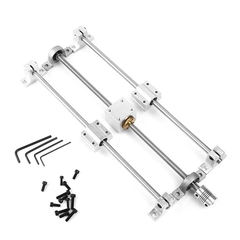 Rail de guidage optique T8 450mm vis mécanique et pièces SK8 SCS8UU - 4