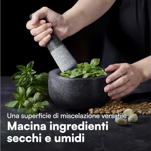 H&S Mortaio con pestello in granito