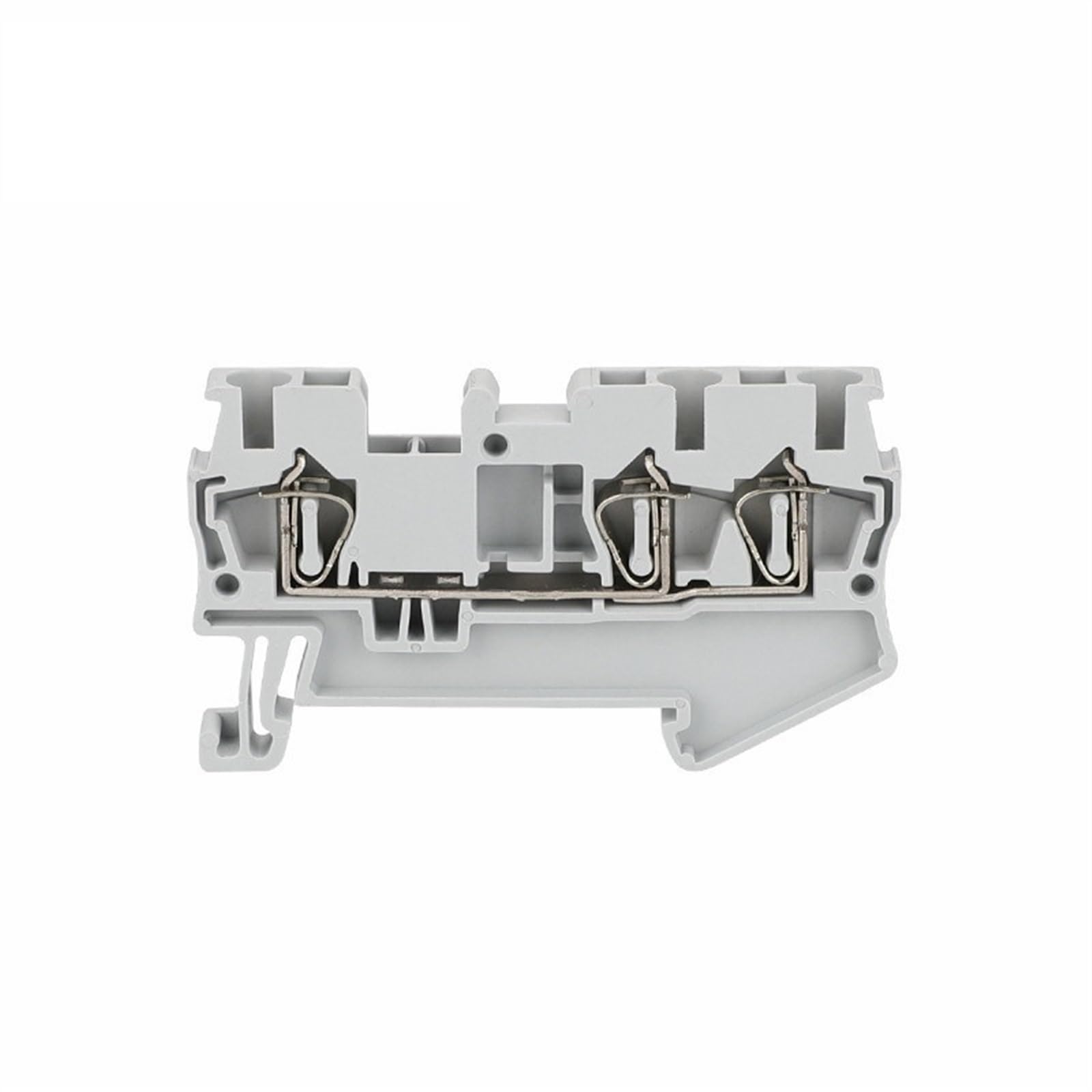 10 pezzi ST2.5-TW Terminale passante a molla a 3 conduttori 2,5 mm² 28-14 AWG Connettore filo Morsettiera su guida DIN ST 2.5-TWIN(Blue)