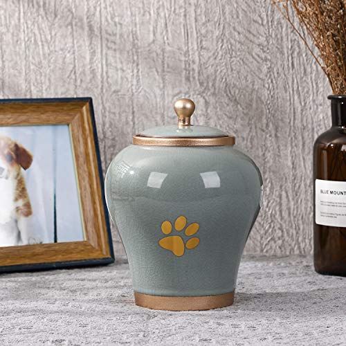 Youdear Memorials Handicrafts Haustier-Urnen, 16 cm hochwertige Urnen für Hunde und Katzen, geeignete Größe für Asche bis zu 900 cm3