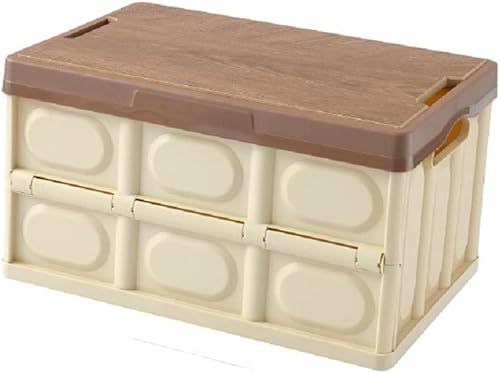 Contenedores de almacenamiento con tapa plegables de 30 L50 L caja organizadora de campamento maletero portátil funda de comestibles para automóvil