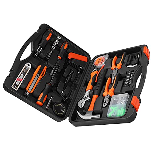 Kit de herramientas hardware 108 piezas con caja negra miniatura 4