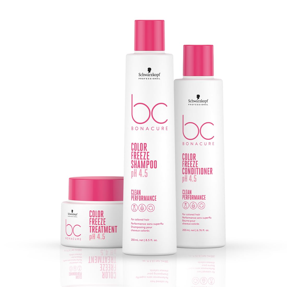 Schwarzkopf Professional Bonacure Combo for Colored Hair | Color Freeze Shampoo pH 4.5 (1000 ml) and Color Freeze Conditioner pH 4.5 (1000 ml) and Color Freeze Treatment pH 4.5 (200 ml)-image-30