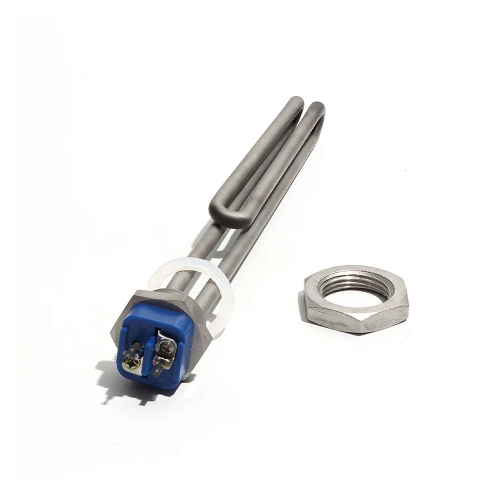SSIMOO Elemento Calentador de Agua de inmersión, Rosca de 380V/120V/220~240V DN25 1 "BSP 32mm, Todo Acero Inoxidable 304, Baja Densidad de vatios Kindly (Size : 2-380V, Color : 6.5KW 350mm)