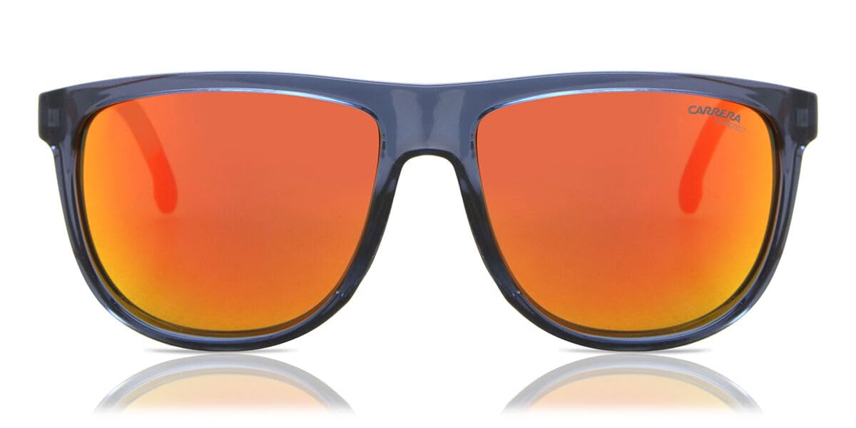 CarreraMen's Non-Polarized UV Protected Red Lens Glass Rectangular Sunglasses 205823