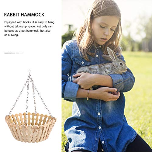 POPETPOP Hamster Rede Porquinho-Da-Índia Bambu Balanço Cama Pendurada Cama Cesta de Dormir Cool Esco