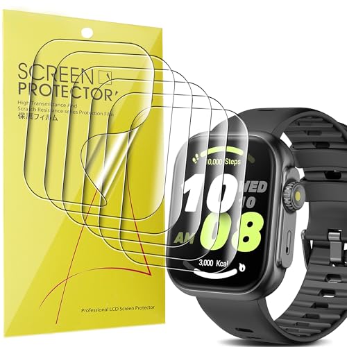 Film protection Anyloop ALW10 transparent TPU 4.85 pouces montre connectée pack 6