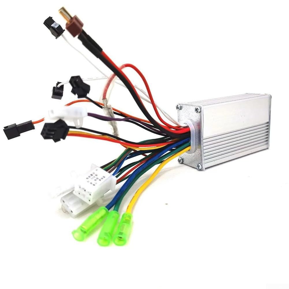 Bürstenloser Motorregler und LCD-Display, Gasgriff-Lenker-Set, 24 V/36 V/48 V, 250 W, Aluminiumlegierung, ABS, 90 x 50 x 30 mm