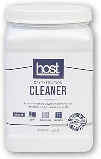 HOST® Dry Extraction Cleaner - Natural, Non-Toxic, Biodegradable Cleaning Compound for Carpets, Grouted Tile, and Textured Floors - Low Moisture Formula, Safe for People & Pets, 2.5 lb Shaker Jar