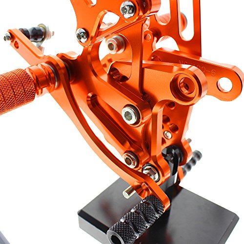 Commandes reculées moto NSF100 NSR50 repose pieds CNC - 3