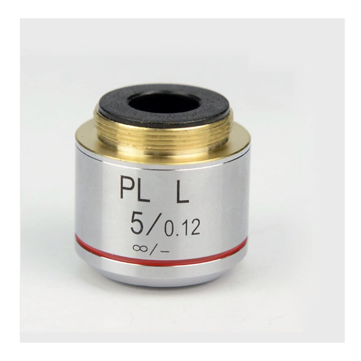 Accessori per microscopi Adatto for microscopio metallografico Obiettivo a Campo Piatto Infinito a Lungo Raggio PLL 5 10 20 40 50 60 80 100X Durata e Prestazioni affidabili(5X)
