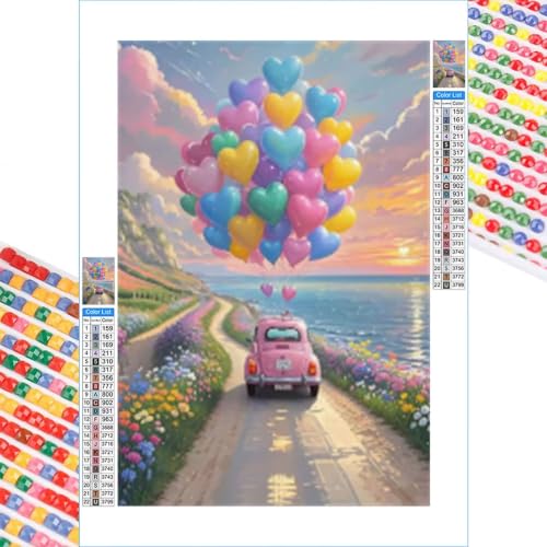 Kit diamond painting océan voiture le cadeau de loisirs créatifs idéal pour les passionnés