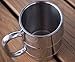 BULLETSHAKER Insulated Beer Mug Keeps Beer Ice Cold for Beer Lovers Double Wall Stainless Steel 17oz Stainless Steel