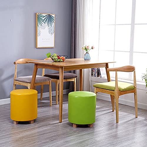 Taburetes de tocador redondos en madera maciza para dormitorio 3